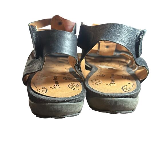 Baretraps Reeta Gladiator Sandals 10M Black Leather Upper Stylish & Comfortable - Picture 8 of 10